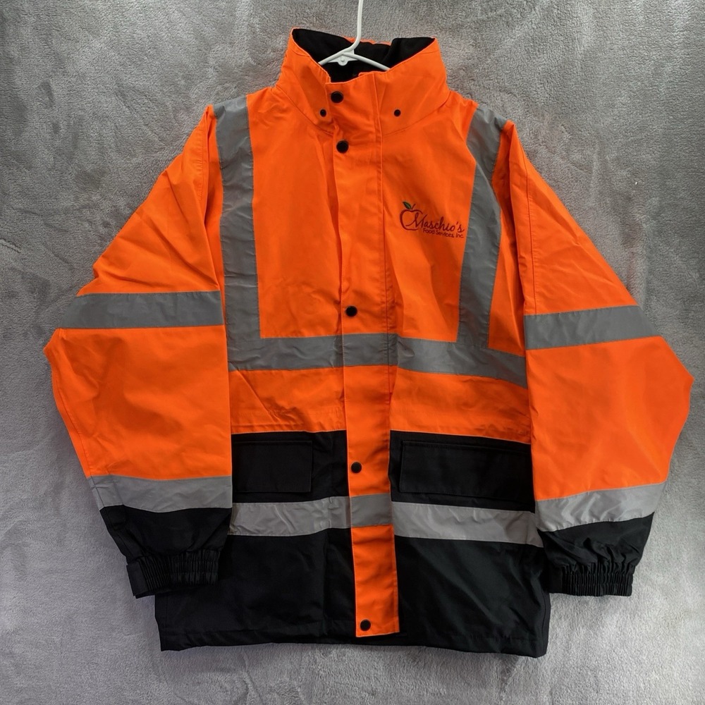 CornerStone Men Reflective Jacket Hi Vis Orange Parka L XP107